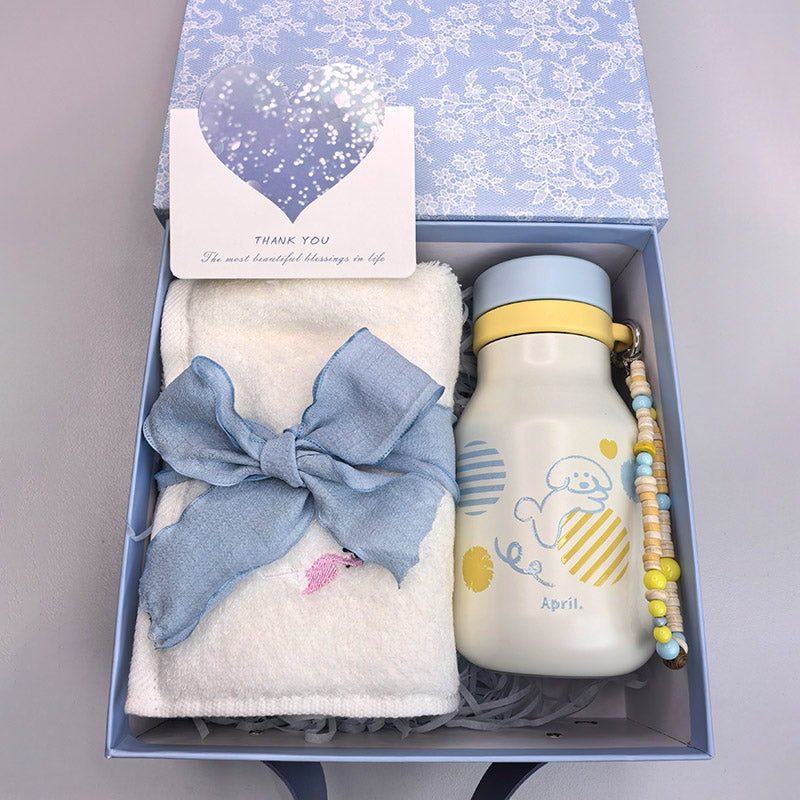 Ocean Calm Gift Set A gift suitable for both men and women, a thermos for her to give to her, and a creative idea gift box for her to give to her family and friends