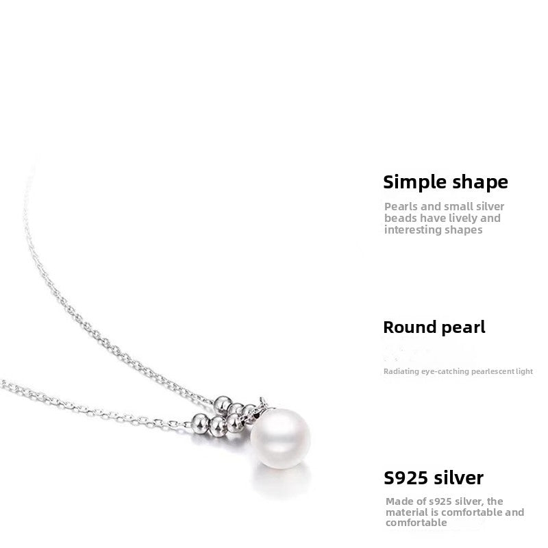 Pearl necklace for women, luxury, niche, high-class, autumn and winter hand made sweater chains, accessories, gifts for friends, gifts for themselves, fashionable and exquisite birthday gifts for sisters, clothing, accessories, necklaces