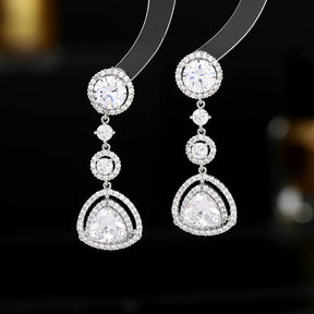 Elegant and Charming Earrings Drops Patchwork Women's Set Cubic Zirconia Set for Prom Daily Dating Accessories Creative Gift Ideas for Women's Accessories