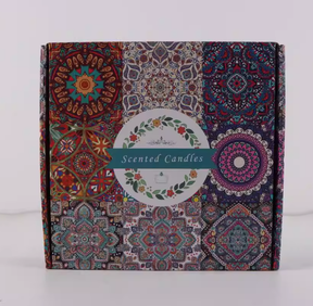 Makou Iron Can, Soybean Wax Aromatherapy Candle, Lavender Rose Vanilla, Jasmine Fragrance, Indoor Emotional Healing Aromatherapy, Smokeless Candle, Birthday Gift Set, 9-Piece Gift Set, Celebrating Festivals, Giving Gratitude to Friends, Gift Box