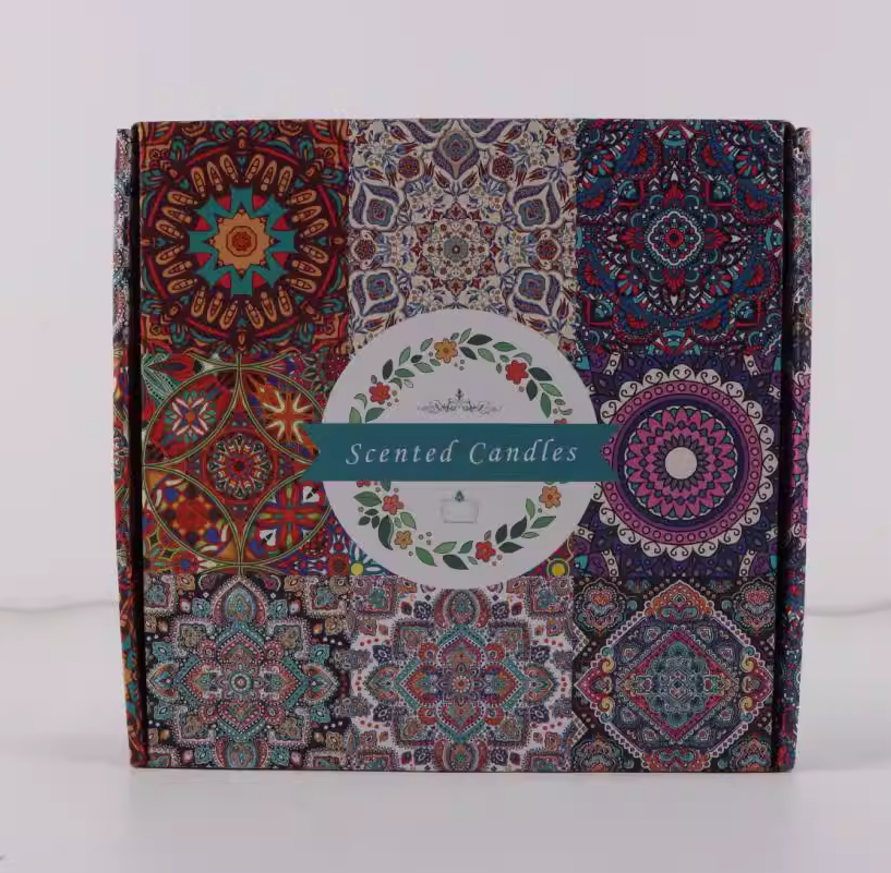 Makou Iron Can, Soybean Wax Aromatherapy Candle, Lavender Rose Vanilla, Jasmine Fragrance, Indoor Emotional Healing Aromatherapy, Smokeless Candle, Birthday Gift Set, 9-Piece Gift Set, Celebrating Festivals, Giving Gratitude to Friends, Gift Box