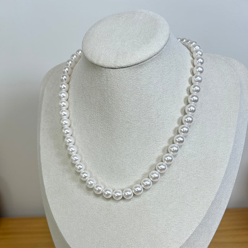 Magnetic Pearl Necklace Neckchain Overlay Accessories for Women 2025 New High grade Light luxury Small crowd Collar Chain to send friends to her sisters Birthday gifts to girls jewelry gifts for themselves