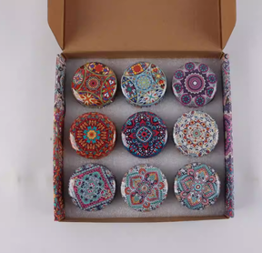 Makou Iron Can, Soybean Wax Aromatherapy Candle, Lavender Rose Vanilla, Jasmine Fragrance, Indoor Emotional Healing Aromatherapy, Smokeless Candle, Birthday Gift Set, 9-Piece Gift Set, Celebrating Festivals, Giving Gratitude to Friends, Gift Box