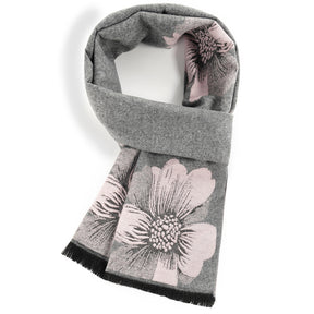 Women's scarf winter new ethnic style scarf, women's warm retro middle-aged and elderly mother style, small business customized gift, employee welfare gift box