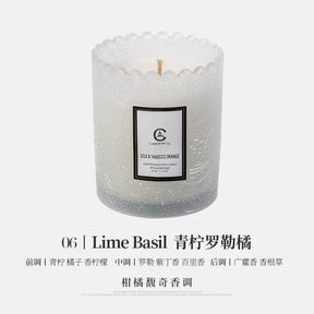 Aromatherapy Candles, Birthday Party, Anniversary Celebration, Festival Companion Gift Box, Grateful Gift for Friends, Practical Home Gift Box, Embossed Glass Cup, Plant Smokeless Aromatherapy Candles, Wholesale Customization