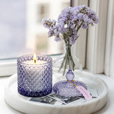 New Carved Cup Aromatherapy Candle Nordic Minimalist Style Advanced Good Smell Plant Essential Oil Fragrance Soybean Wax Lemon Lavender Handheld Gift Birthday Gift Celebration Valentine's Day Home Decoration Atmosphere Gift