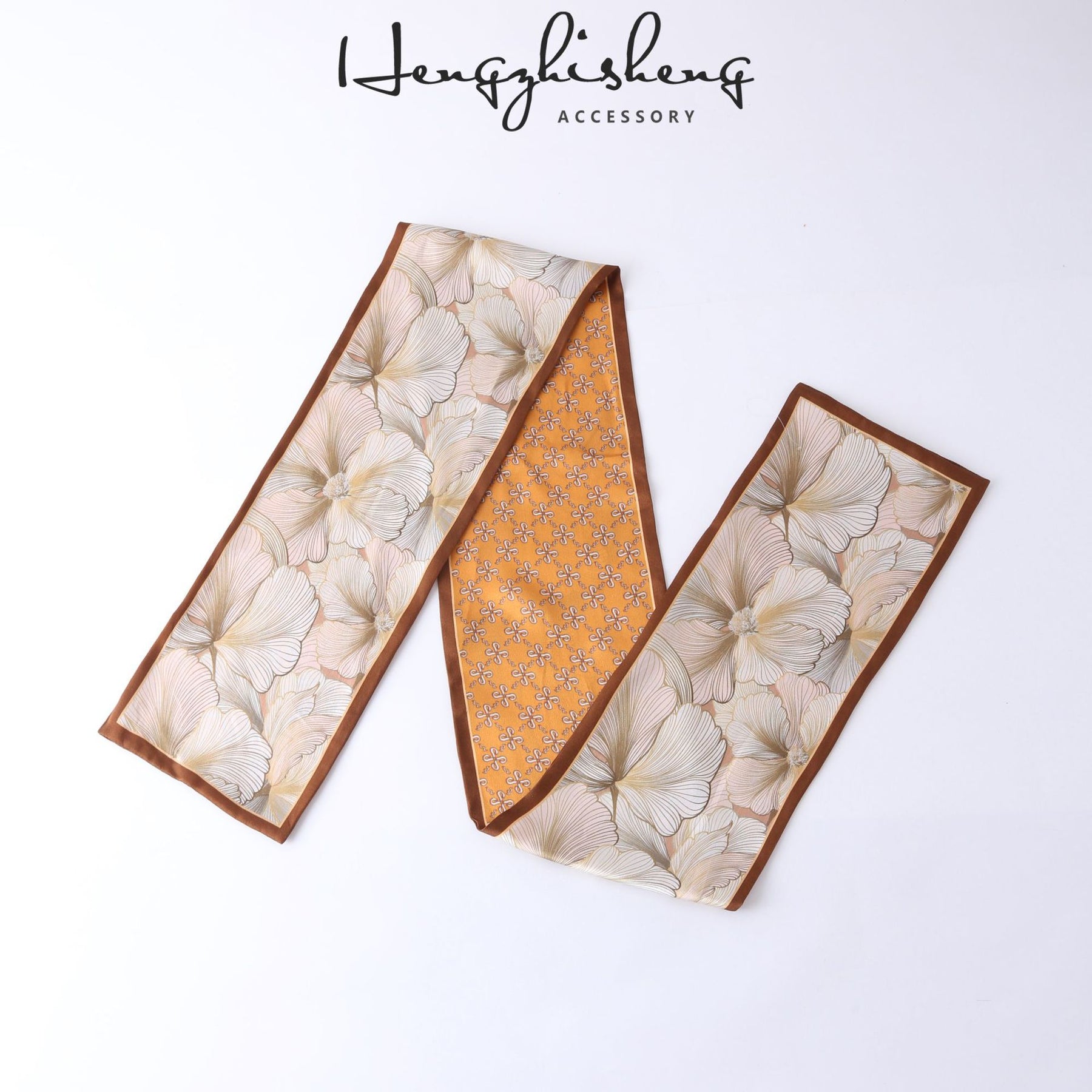 Silkworm silk scarves, thin and long stripes, printed women's fashion, versatile small scarves, ribbons, sunscreen, small silk, thoughtful gifts for friends, sisters, relatives and themselves, birthday gifts, thanksgiving gift box