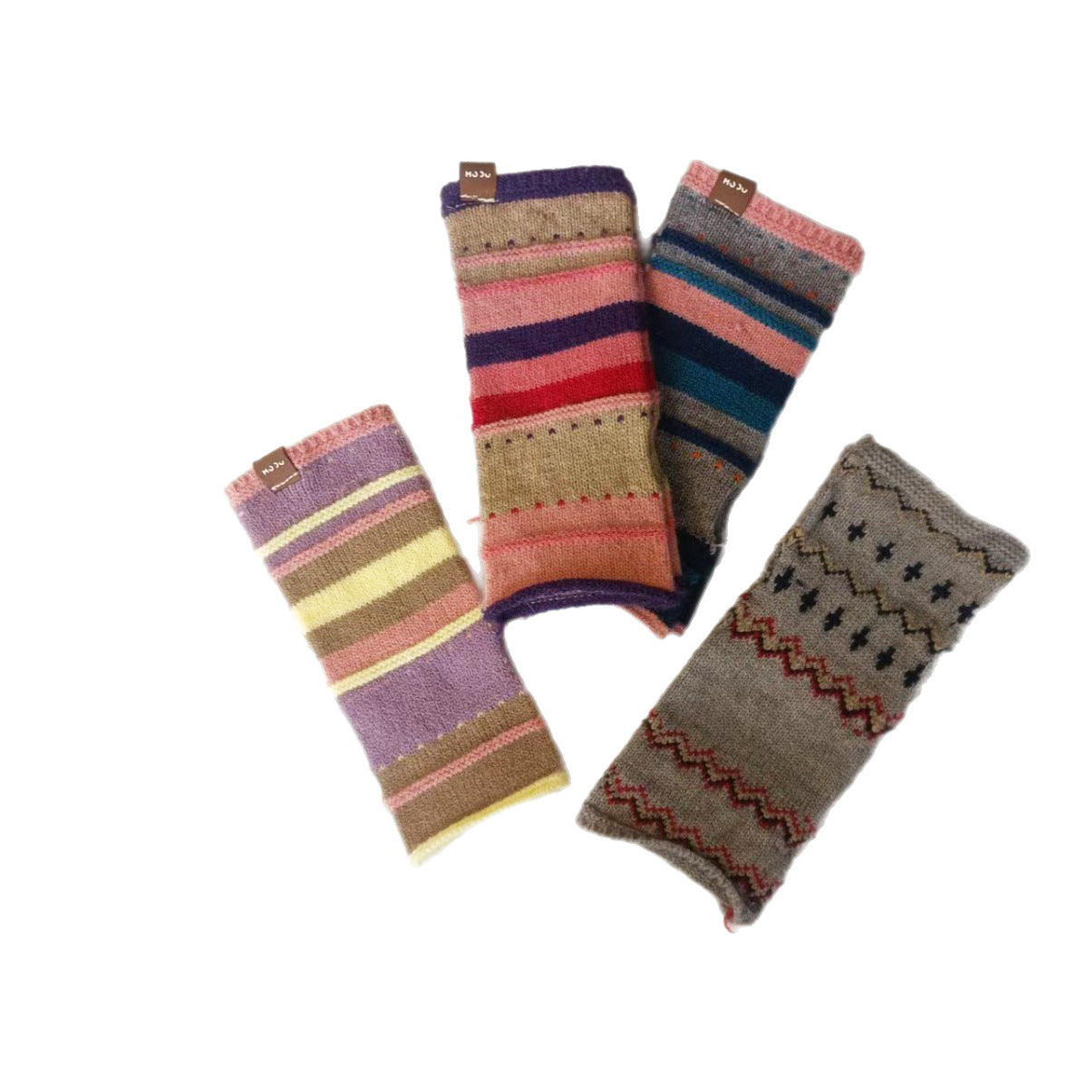 Fingerless wool knitted warm gloves for classmates to give to friends, small gift ideas for ladies, men, students, writing games, cold protection gloves