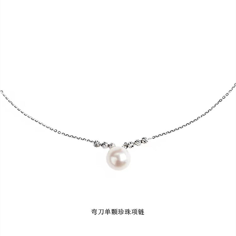 Pearl necklace for women, luxury, niche, high-class, autumn and winter hand made sweater chains, accessories, gifts for friends, gifts for themselves, fashionable and exquisite birthday gifts for sisters, clothing, accessories, necklaces