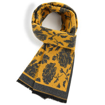 Women's scarf winter new ethnic style scarf, women's warm retro middle-aged and elderly mother style, small business customized gift, employee welfare gift box