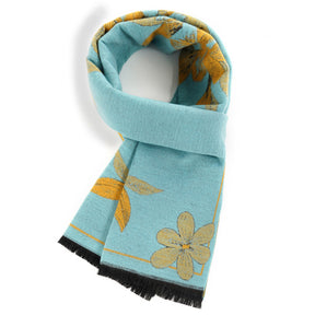 Women's scarf winter new ethnic style scarf, women's warm retro middle-aged and elderly mother style, small business customized gift, employee welfare gift box