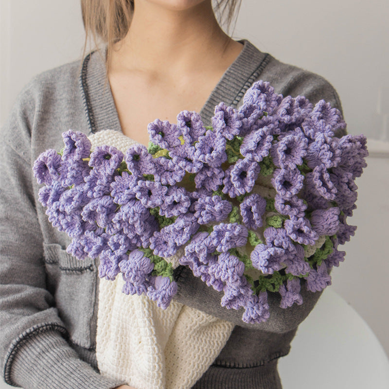 Best Women's Gift Rose bouquet blanket, noon nap blanket, handmade yarn crochet blanket, finished product for family, girlfriend, wife, mother, friend's birthday gift, unique New Year gift, Christmas gift customization