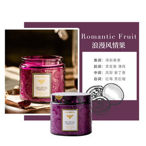 Relief Cup Handmade Soy Wax Aromatherapy Candle Home Office Bedroom Fragrance Birthday Gift for Girlfriend Birthday Party Holiday Celebration Anniversary Valentine's Day Home Decoration Atmosphere Gift