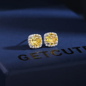 Japan and South Korea Micro set Simple Earrings Colorful Multicolor Zircon Temperament 925 Silver Needle Earrings Geometric Round Earrings Fashion Fashion Fashion Clothing Versatile Shiny Elegant Women Earrings Give Yourself to Friends Give sisters J