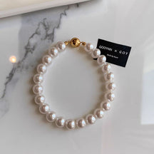 Aobai magnetic attraction large pearl bracelet women's light luxury niche exquisite bracelet high-end sense beaded jewelry new single wear simple French retro pearl bracelet, send friends to sisters, send relatives gifts, give her birthday jewelry gifts