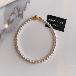 Aobai magnetic attraction large pearl bracelet women's light luxury niche exquisite bracelet high-end sense beaded jewelry new single wear simple French retro pearl bracelet, send friends to sisters, send relatives gifts, give her birthday jewelry gifts