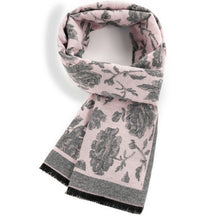 Women's scarf winter new ethnic style scarf, women's warm retro middle-aged and elderly mother style, small business customized gift, employee welfare gift box