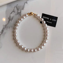 Aobai magnetic attraction large pearl bracelet women's light luxury niche exquisite bracelet high-end sense beaded jewelry new single wear simple French retro pearl bracelet, send friends to sisters, send relatives gifts, give her birthday jewelry gifts