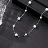 Star tassel pearl necklace design sense of niche necklace accessories high sense clavicle chain new girl birthday gift for her gift, send friends, send sisters clothing with decorative necklace