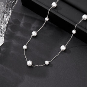 Star tassel pearl necklace design sense of niche necklace accessories high sense clavicle chain new girl birthday gift for her gift, send friends, send sisters clothing with decorative necklace