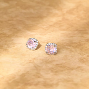 Japan and South Korea Micro set Simple Earrings Colorful Multicolor Zircon Temperament 925 Silver Needle Earrings Geometric Round Earrings Fashion Fashion Fashion Clothing Versatile Shiny Elegant Women Earrings Give Yourself to Friends Give sisters J