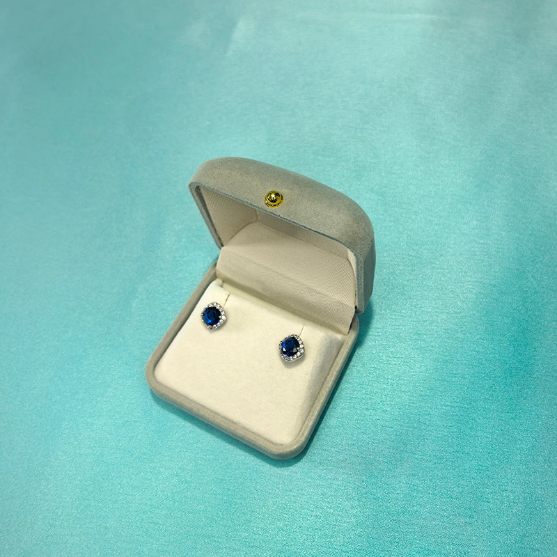 Japan and South Korea Micro set Simple Earrings Colorful Multicolor Zircon Temperament 925 Silver Needle Earrings Geometric Round Earrings Fashion Fashion Fashion Clothing Versatile Shiny Elegant Women Earrings Give Yourself to Friends Give sisters J